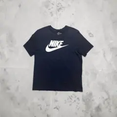 00s Nike logo t-shirt archive y2k navy