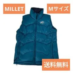 MILLET ミレー ダウンベスト Mサイズ 780FP ターコイズブルーのサムネイル