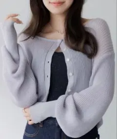 SENEE 完売品 クロップド シアーカーディガン - メルカリ