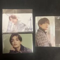 なにわ男子　高橋恭平　クリアカード3枚