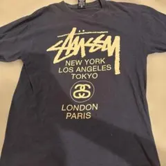 00s STUSSY サンフェード プリントTシャツ L - メルカリ