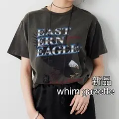 新品Whim Gazetteウィム ガゼットEagle Tee チャコールグレーのサムネイル