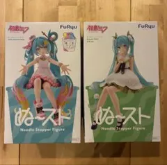 初音ミク フィギュア 2点セット ぬーどるストッパー ちょこのせ - メルカリ