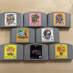 NINTENDO64 ゲームソフト 8本セット