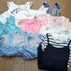 女の子　服セット 90cm　夏服 ワンピース　半袖　10着　まとめ