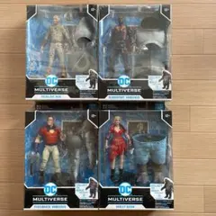 ザ・スーサイド・スクワッドDC マルチバース  アクションフィギュア 4体セット