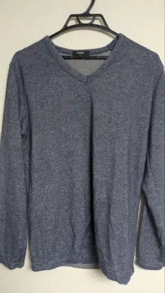 BEAMS HEART ダークグレー Vネック Tシャツ L