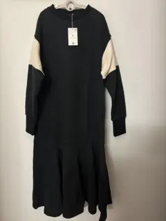 【新品タグ付き】Bou jeloud 配色切り替えワンピース カットソー素材