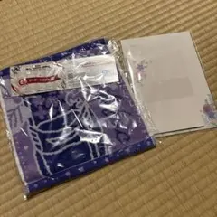 ミセス　一番くじ　G賞　ライラック　ジャガードタオル& ￼ H賞 レターセット