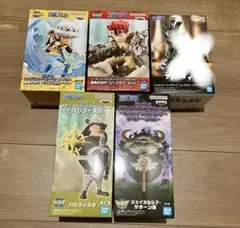 nao様　新品未開封】ワンピースワーコレ　ロー、キッド、パシフィスタ、サターン聖
