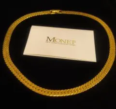 MONET　モネ　ネックレス　ゴールド　チェーン　ヴィンテージ　細い