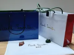 ポールスミス　ショッパー紙袋　2枚+りぼん2本+保存袋