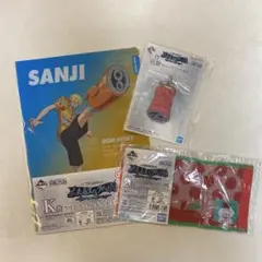 【未開封】ワンピース一番くじセットサンジ クリアファイル ラバーアソート タオル