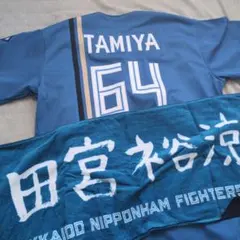 田宮裕涼 フード付きタオル ジャンボうちわ 北海道日本ハム