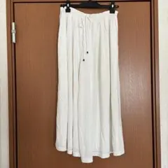 AZUL by moussyホワイト ガウチョパンツ 160/84A