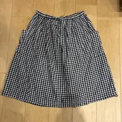 無印良品MUJIギンガムチェック スカートのサムネイル