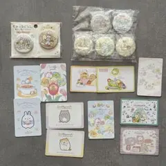 すみっコぐらし　セット　カード　缶バッジ