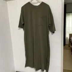 HEART MARKET カーキ 半袖Tシャツワンピースのサムネイル