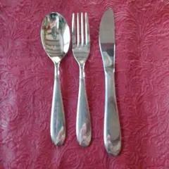 ぴなつ様専用美品ムーミンステンレス カトラリーセット エングレービン3本セット