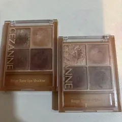 CEZANNE ベージュトーンアイシャドウ 02 03