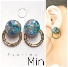 カボション ピアス