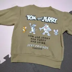 トムアンドジェリー　裏起毛　トレーナー