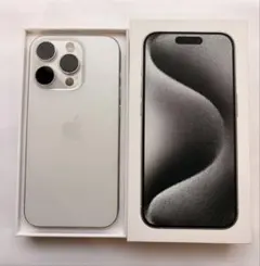 iPhone 15 Pro ホワイトチタニウム 本体 - メルカリ