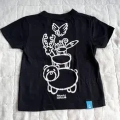 natural bicycle 蝦夷アニマルTシャツ キッズ90〜95㎝　北海道
