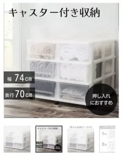 【未使用品】NITORI 押入れ収納ケース FD 3段2列のサムネイル