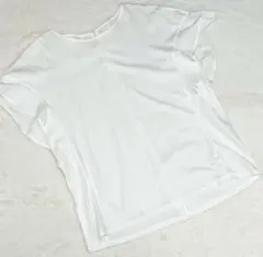 最終価格【プラステ】フリルスリーブ 半袖シャツ　M