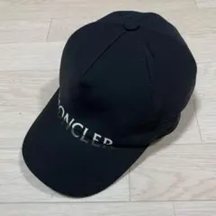 新品同様☆ モンクレール MONCLER 立体ロゴ キャップ ブラック 5K56 
