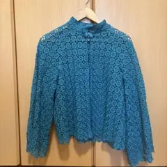 OJOu レーストップス 長袖 ブルー