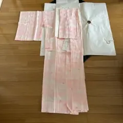 誂え長襦袢　ピンク色