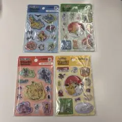 韓国　ポケモン　ウォーターシール　4種セット