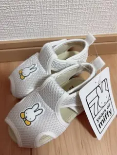 新品　１５cmミッフィー ベビーサンダル 15.0cm ホワイト 子供