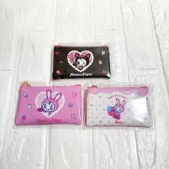 メゾピアノ シークレットフラットミニポーチ 3点セット 即購入OK