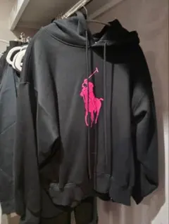 Ralph Lauren Pink Pony ブラックパーカー