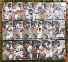 オリックスバファローズ 2025 topps finest NPB ベースコンプ