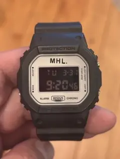 【極美品】CASIO　G-SHOCK　DW-5600VT マーガレット・ハウエル 黒と白で迷うじゃん！「MHL.（エムエイチエル）」別注G-SHOCKコラボ