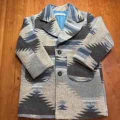 DonkeyJossy 幾何学模様コート 120