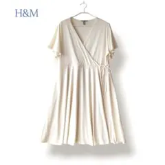 ＊H&M エイチアンドエム＊ XLサイズ ワンピース 半袖 ひざ丈