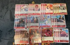 ワンピースカード 赤青ルーシー デッキパーツ サボSR レベッカSR