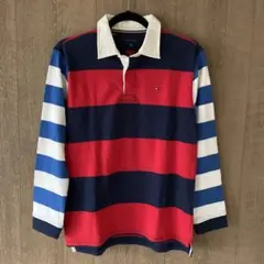 新品★ TOMMY トミーヒルフィガー　長袖　ポロシャツ　ラガーシャツ　XL