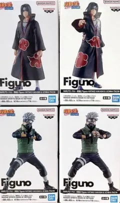 NARUTO ナルト疾風伝 Figuno はたけカカシ・うちはイタチ 全4種 - メルカリ