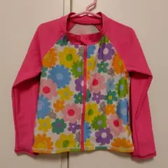 カラフル花柄ラッシュガード　110 - 120
