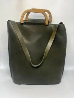 TIDEWAY タイドウェイ トートバッグ　2WAYバッグ　モスグリーン