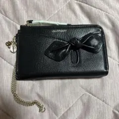 JILL STUART ブラック リボン フラグメントケース　新品未使用