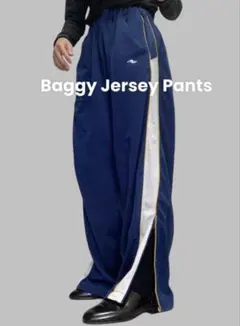 つーさん様専用 NAVY BAGGY JERSEY PANTS 2283P