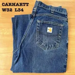 キ*っ様 カーハートFR デニム ジーンズ W32 L34 メキシコ製 ワークパ
