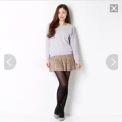 ☆新品☆earth 小花柄プリーツスカート